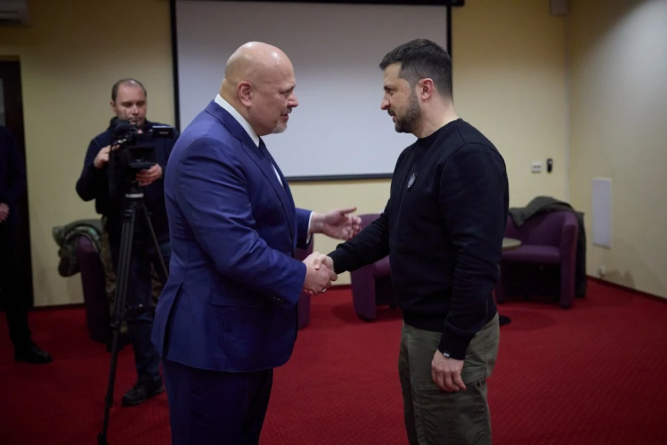 Прокурор МКС Хан та Зеленський у ЛЬвові