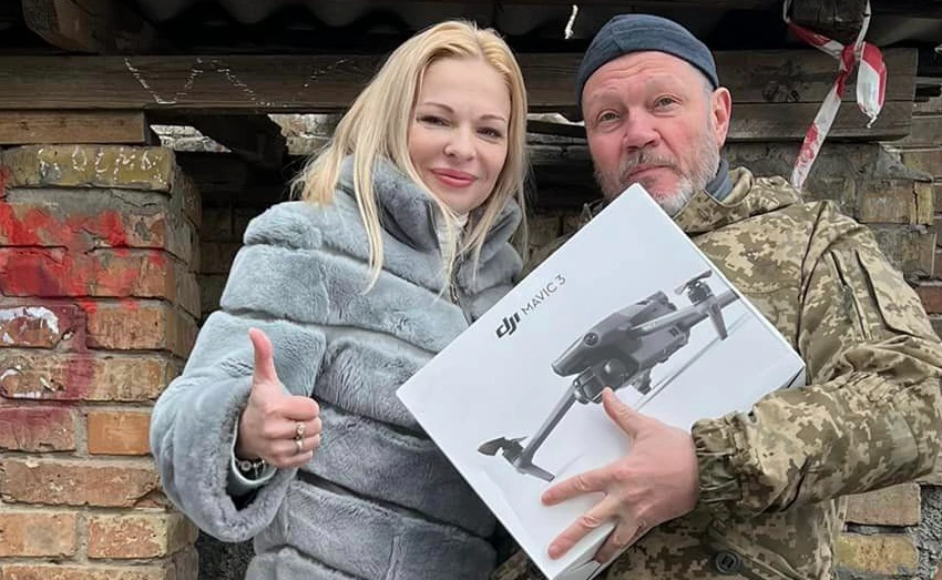 Дана Ярова із захисником України