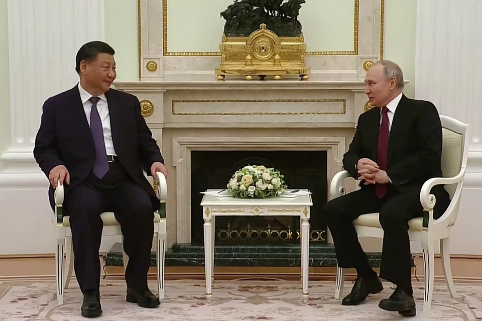 Путін і Сі Цзіньпін у Москві