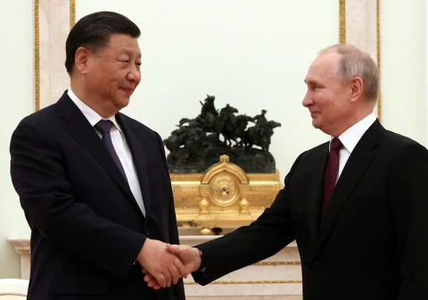 Путін і Сі Цзіньпін у Москві