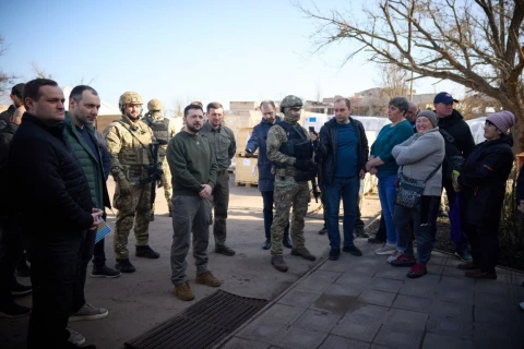 Зеленський на Херсонщині
