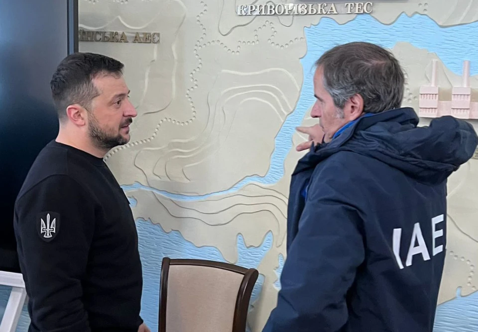 Зеленський з гендиректором МАГАТЕ Гроссі