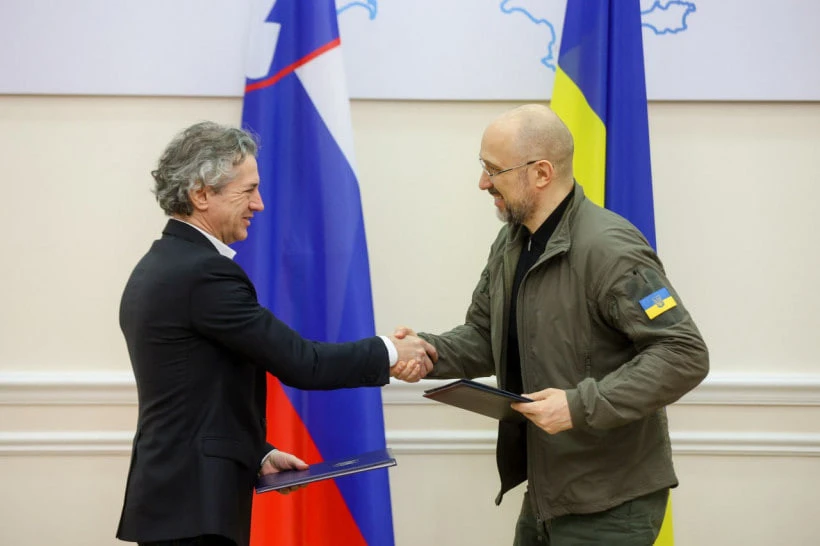 Прем'єри України і Словенії підписали спільну заяву