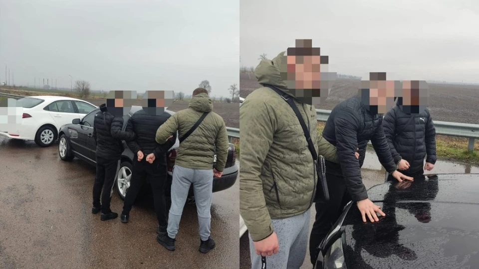 чоловіки, який підозрюють у підпалі
