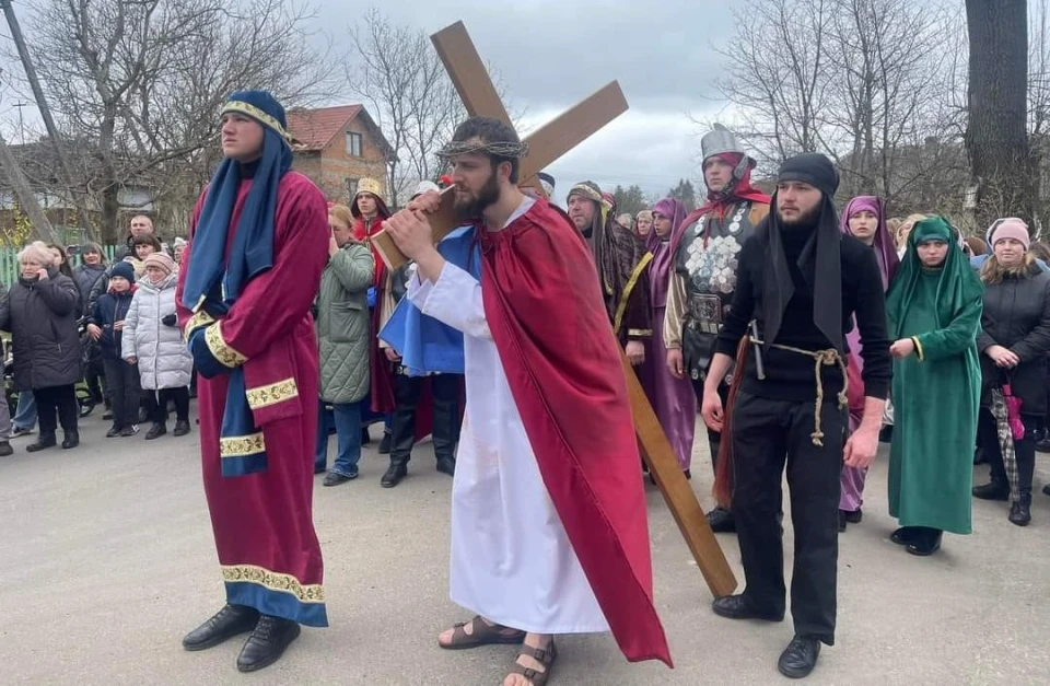 хресна хода у селі Боднарів