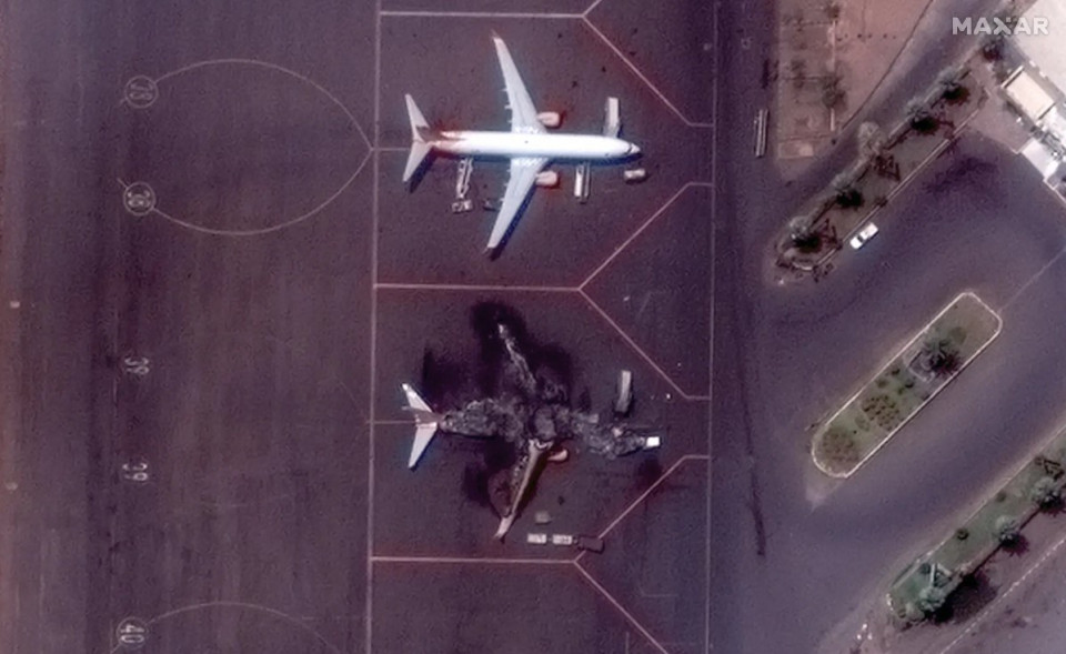 Літаки SkyUp в аеропорту Хартума