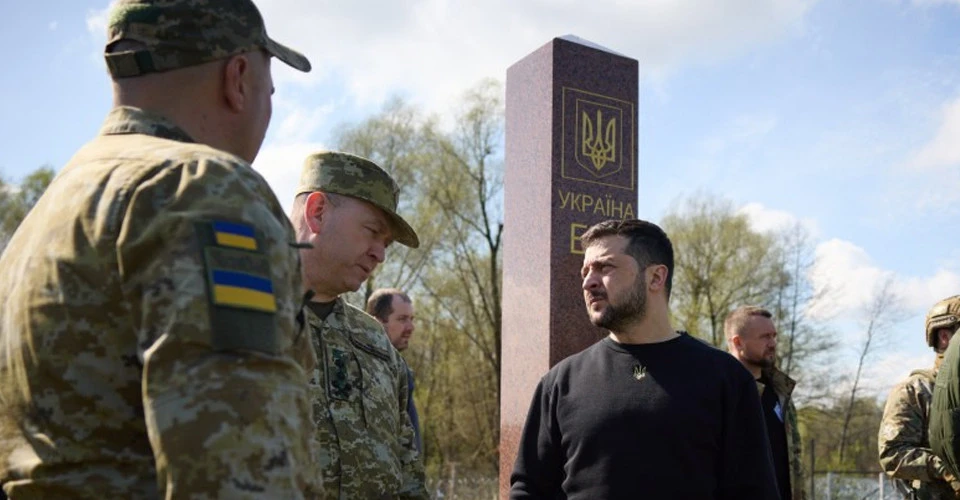 Зеленський відвідав україно-білоруський кордон