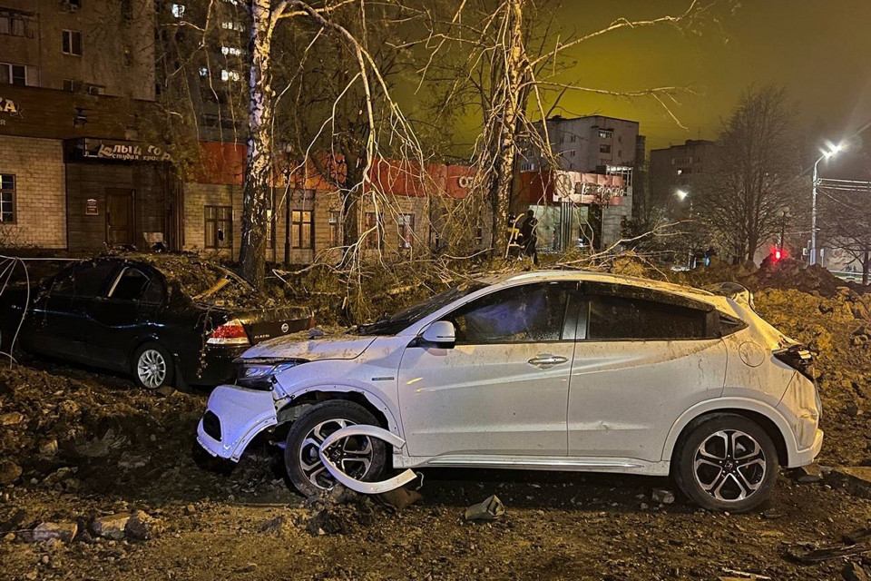 російські бомби впали в Бєлгороді