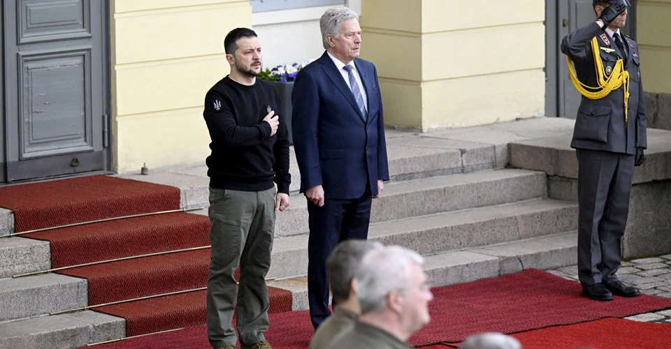 Володимир Зеленський та Саулі Нііністьо