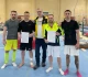 Олег Верняєв (другий справа) та збірна України зі спортивної гімнастики