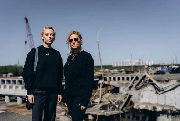 На фото: Кетрін Винник та Іванна Сахно