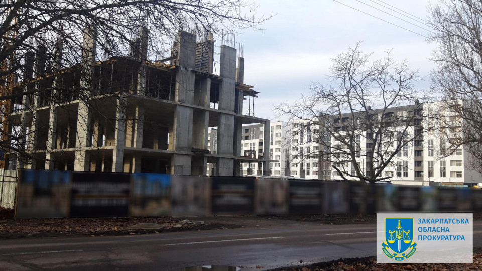 будівництво на Слов'янській набережній, Ужгород