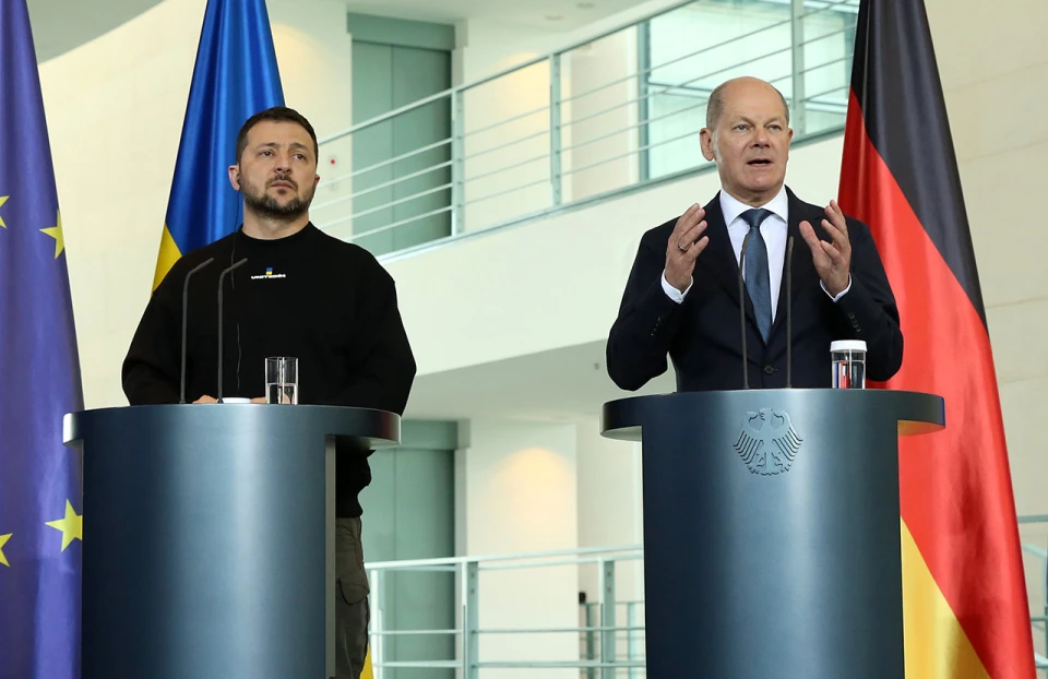 Володимир Зеленський і Олаф Шольц
