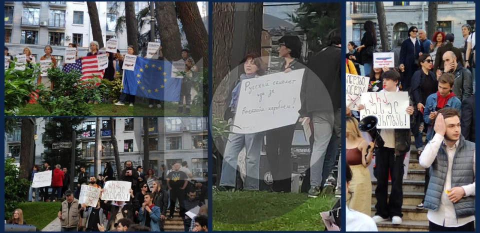 У Грузії протести проти відновлення авіарейсів до РФ