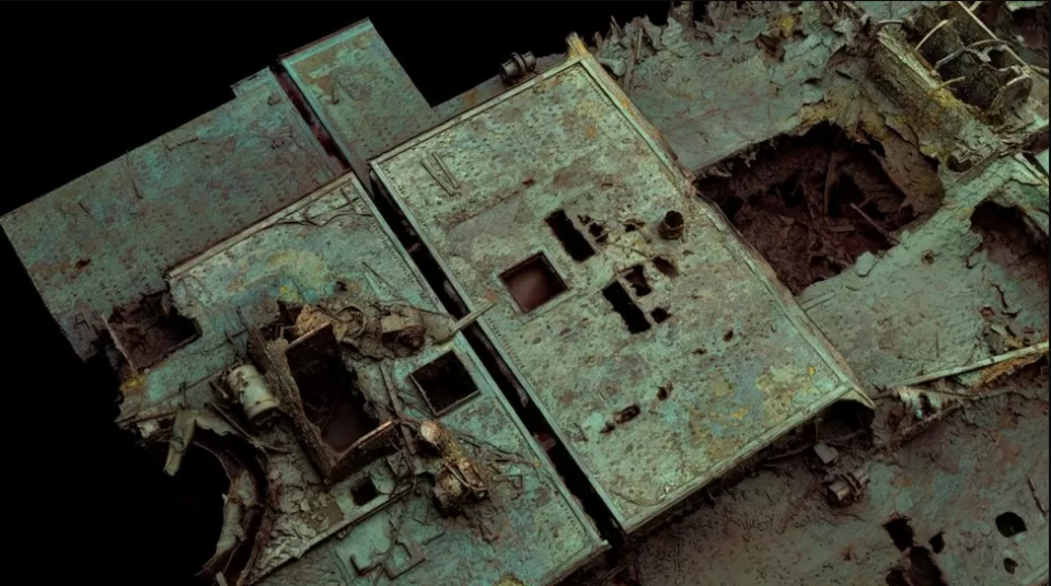 3D-реконструкція затонулого «Титаніка»
