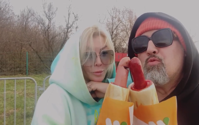 На фото: Ірина Білик та Дмитро Коляденко