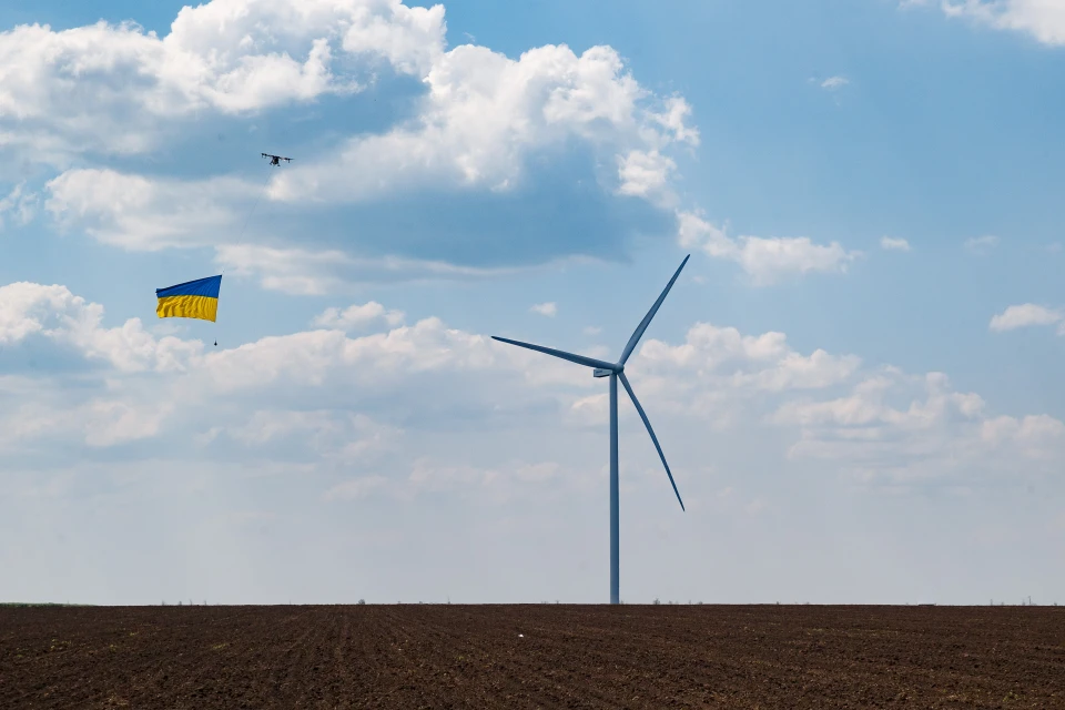 на фото Тилігульська ВЕС
