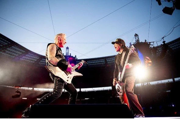 На фото: музиканти гурту Metallica