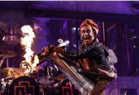 На фото: Лідер Rammstein Тілль Ліндеманн