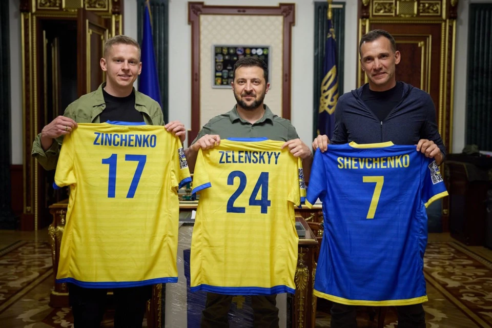 Зінченко, Зеленський та Шевченко