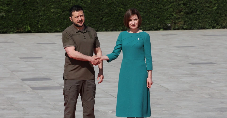 Володимир Зеленський та Мая Санду