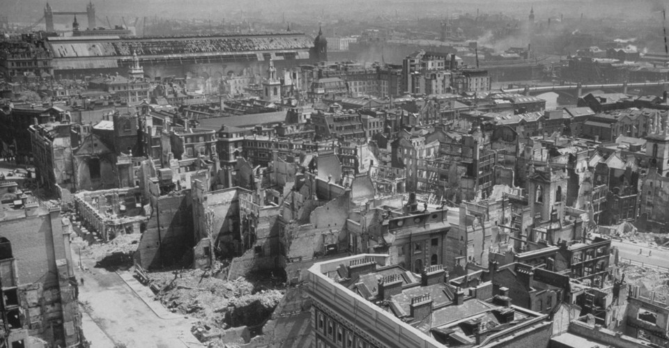 Лондон після бомбардування