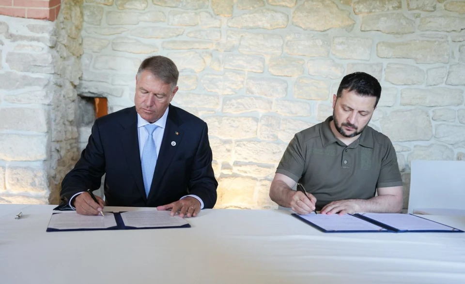 Зеленський та президент Румунії Йоханніс