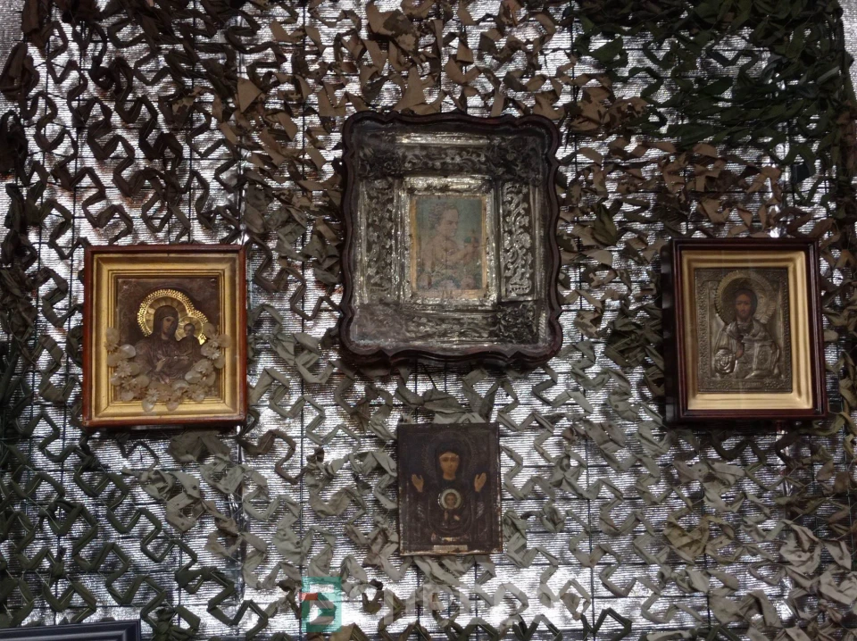 У Львові показали ікони з Бахмута, які врятували львівські бійці