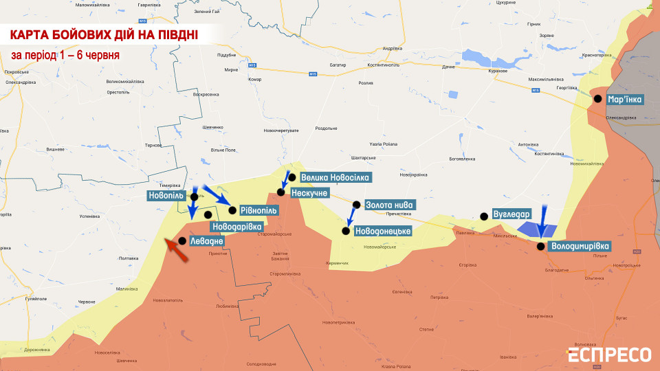 Карта боевых действий в Украине на сегодня, карта войны с Россией 2023 -Обновлена