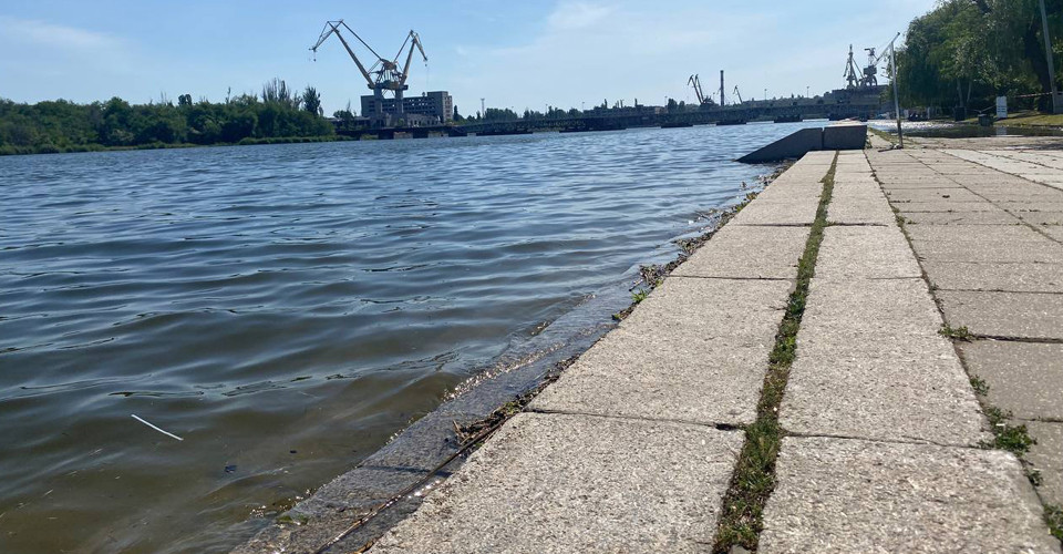 Рівень води в акваторії Миколаєва