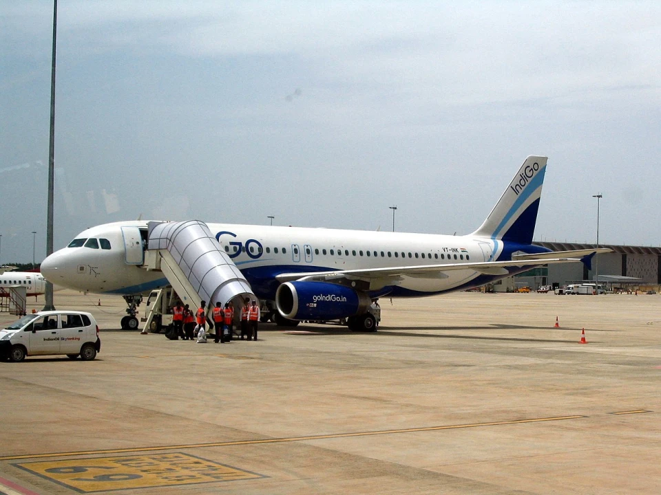 Літак Airbus авіакомпанії IndiGo