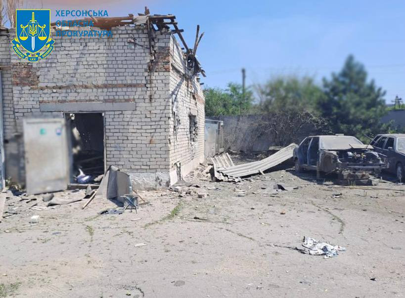 Фото: наслідки обстрілу Херсона