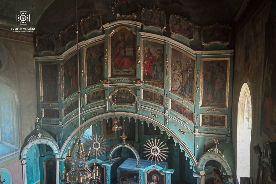 пожежа в церкві