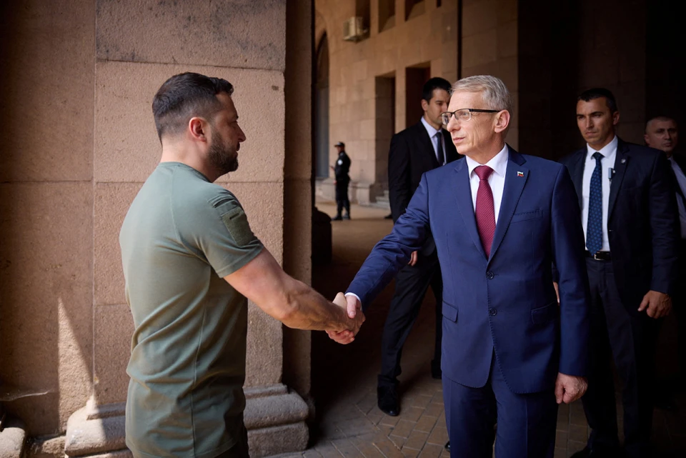 Володимир Зеленський і Ніколай Денков