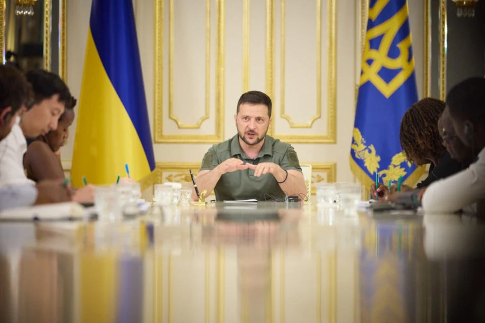 Зеленський зустрівся з журналістами з Африки