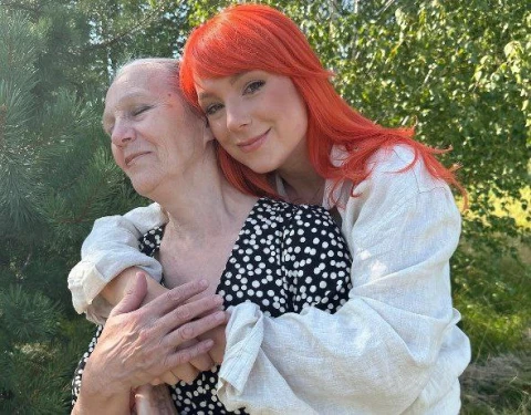 На фото: Світлана Тарабарова з мамою