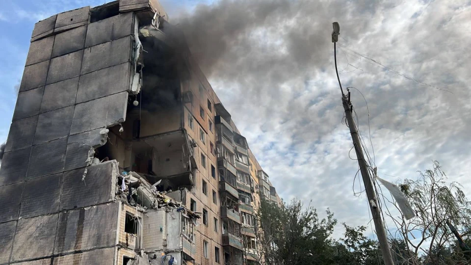 Наслідки ракетного удару по Кривому Рогу