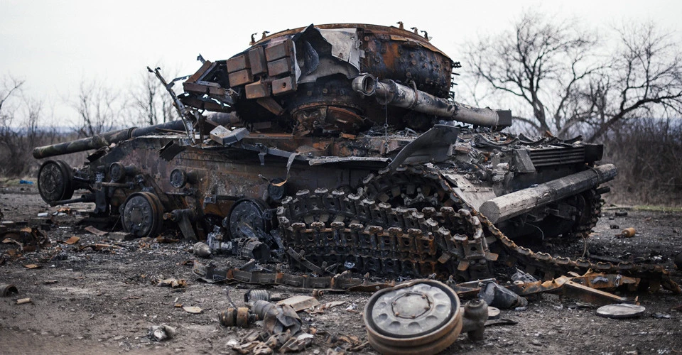 знищений російський танк Т-72