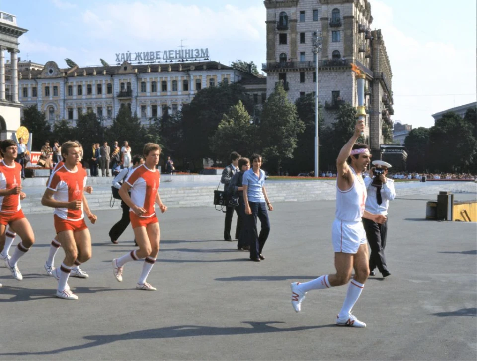 Олімпіада-1980, олімпійський вогонь в Києві