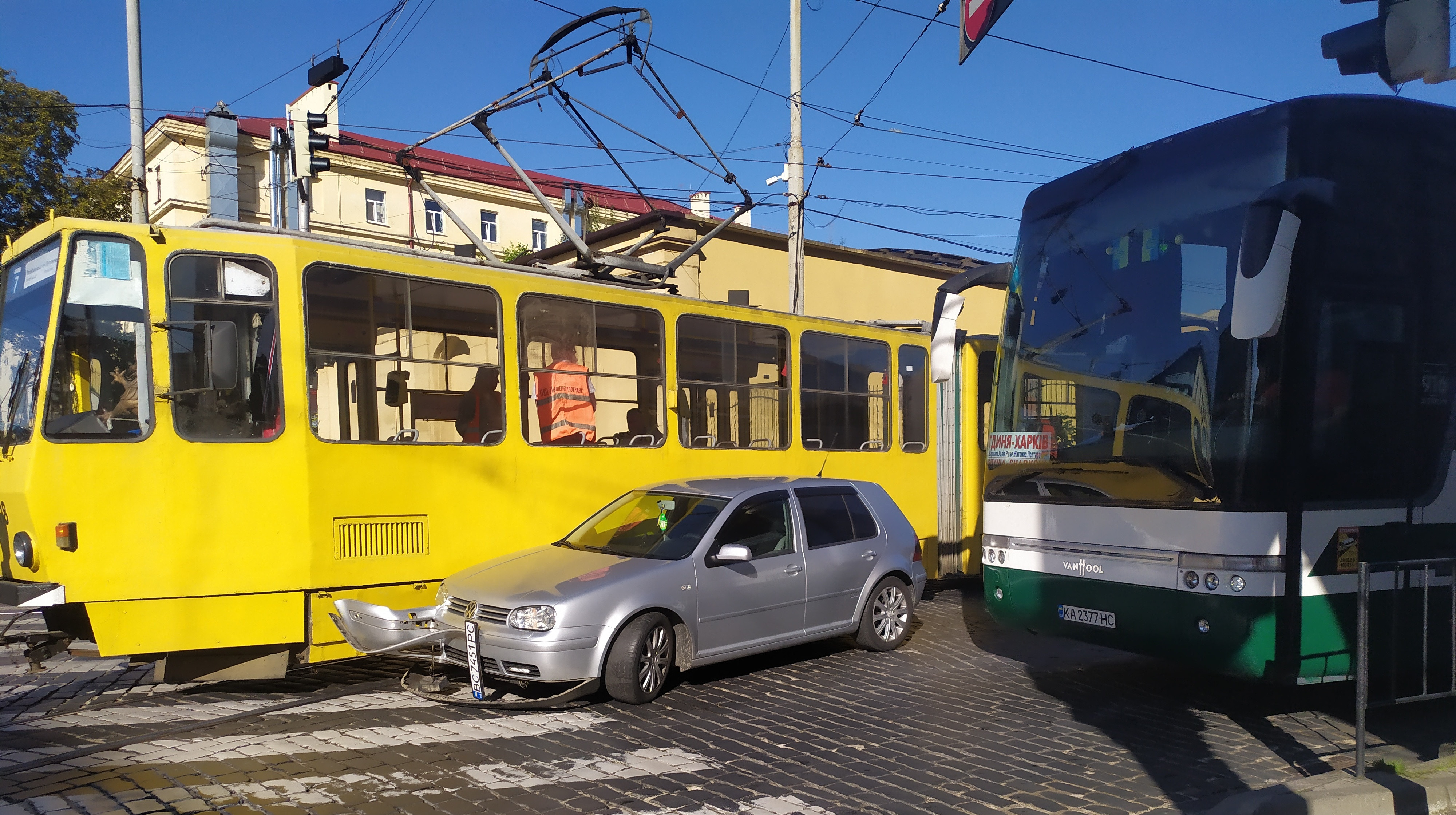 ДТП біля церкви Анни у Львові 5 вересня