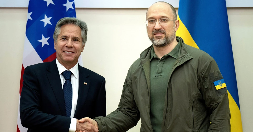 Ентоні Блінкен та Денис Шмигаль