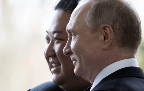 Володимир Путін та Кім Чен Ин