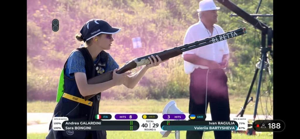 стендова стрільба, віцечемпіонка