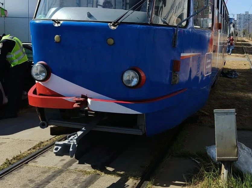 На фото: аварія