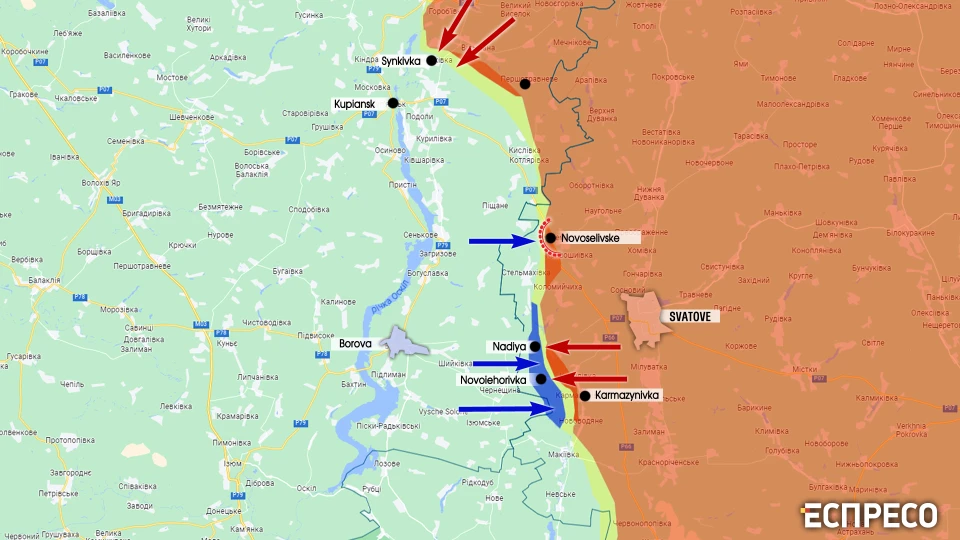 Ukraine-Russia war map: Kharkiv and Luhansk regions