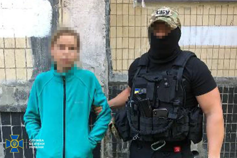 На фото: затримана