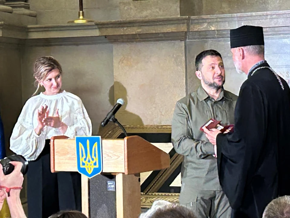 Володимир Зеленський та Борис Ґудзяк у Вашингтоні