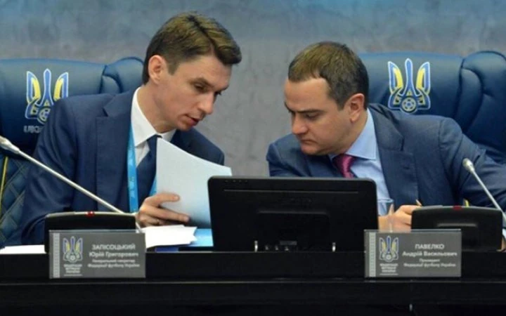 Юрій Запісоцький та Андрій Павелко