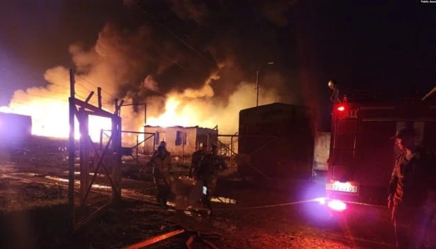 У Нагірному Карабасі вибухнув резервуар з паливом