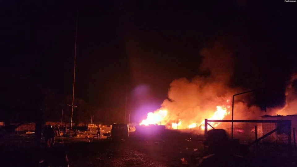 У Нагірному Карабасі вибухнув резервуар з паливом